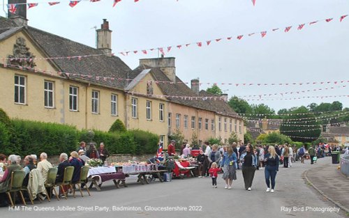 H.M The Queens Jubilee Street Party, Badminton, Gloucestershire 2022