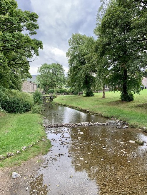 Linton beck, Linton, North Yorkshire.