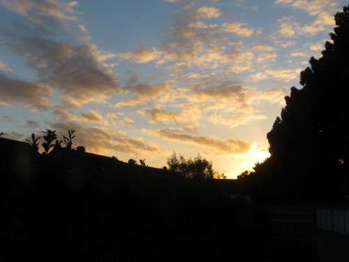 Epic sunset over Christchurch