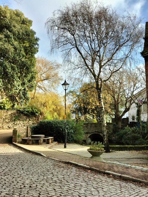 Lovely bridge by Place Mill at Christchurch quay