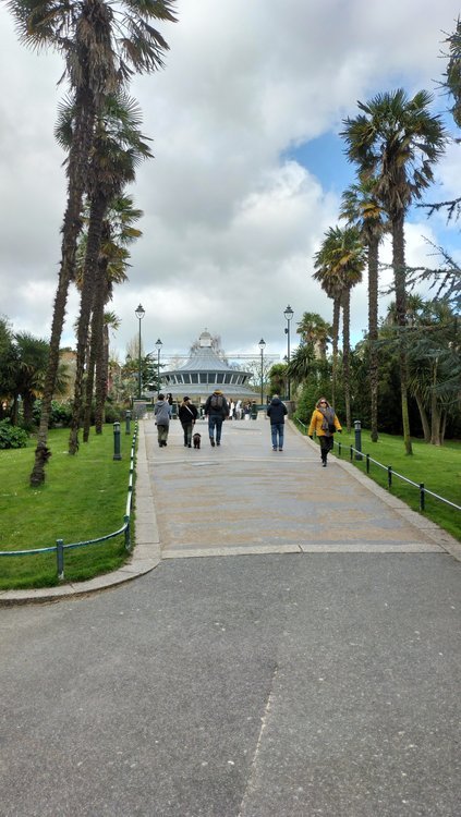 The path up to the Square in Bournemouth