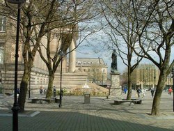 Victoria Square in Bolton. Wallpaper