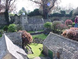 A picture of Bourton on the Water Model Village Wallpaper