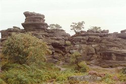 Brimham Rocks, Near Harrogate Wallpaper