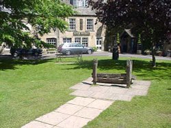 The Stocks at Stow on the Wold Wallpaper