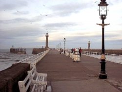 Whitby Pier Wallpaper