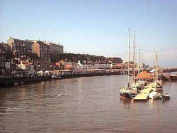 Whitby Harbour, North Yorkshire Wallpaper