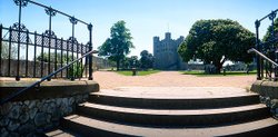 Rochester Castle steps Wallpaper