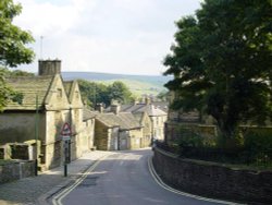 Glossop village in the Peak District, Derbyshire Wallpaper