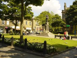 Glossop village in the Peak District, Derbyshire Wallpaper