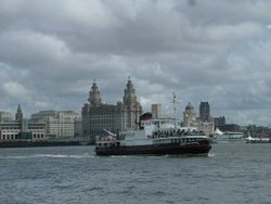 Waterfront view, Liverpool Wallpaper