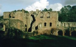 The ruins of Furness Abbey, near Barrow in Furness.