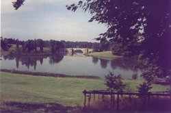 The grand Bridge, Blenheim Palace, Woodstock Wallpaper