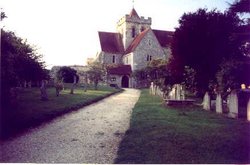 Boxgrove Priory Church, Southern Aspect, Boxgrove Nr. Chichester Wallpaper