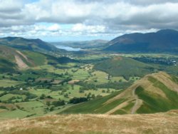 View from Catbells near Keswick (Derwentwater) Wallpaper