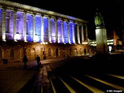 Birmingham Town Hall in Victoria Square Wallpaper