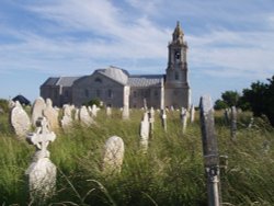 St Georges Church and Churchyard Portland Wallpaper