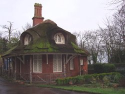 Entrance to Bell Vue Park, Lowestoft, Suffolk Wallpaper