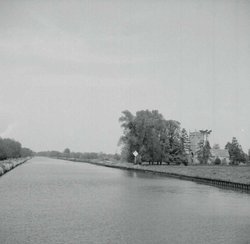 Frampton Canal and Church Wallpaper