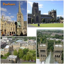 Postcard of Durham Wallpaper