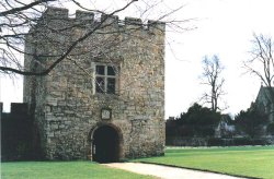 A stone corner building on the grounds of Penshurst Place, spring 1999 Wallpaper