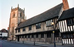 Stratford upon Avon ancient buildings Wallpaper