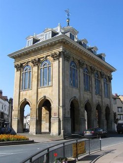 The old town hall, Abingdon, Oxfordshire, now home to Abindon Museum
