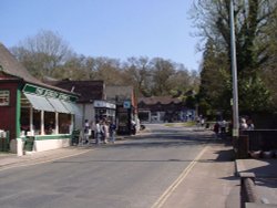 The village of Burley, New Forest, Hampshire Wallpaper