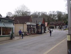 The village of Burley, New Forest, Hampshire Wallpaper