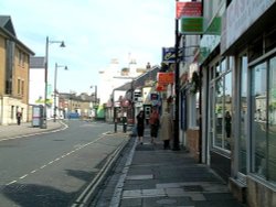 Looks quiet on this picture but can be a very busy street Wallpaper