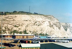 Ferries harbour Dover Wallpaper