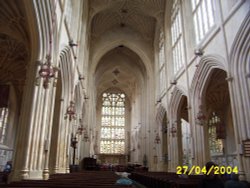 Bath Abbey Interior Wallpaper