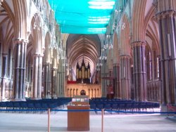 Inside the Lincoln Cathedral Wallpaper