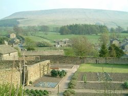 Walled garden in Downham Wallpaper