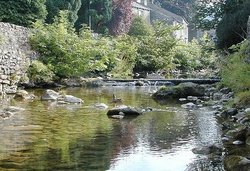 River Wharfe at Kettlewell Wallpaper