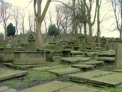 Church Graveyard, Haworth Wallpaper