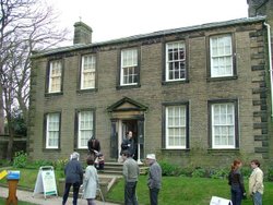 Front of Parsonage, Haworth Wallpaper