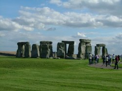 Stonehenge from the main road Wallpaper