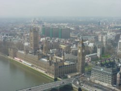 London from the London Eye Wallpaper