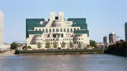 MI-6 Headquarters on the Thames Wallpaper