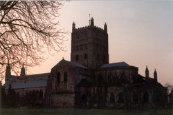 Tewkesbury Abbey, Gloucestershire Wallpaper