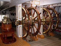 Inside HMS Warrior at Portsmouth's Historic Dockyard Wallpaper