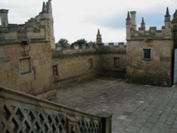 Courtyard of Bolsover Castle Wallpaper