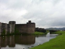 Caerphilly Castle, Wales