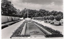 Old Postcard of The American Cemetary, Nr Cambridge