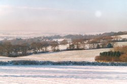 Winter View from Parbold Hill Wallpaper