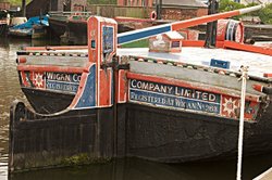 Boats on display, Ellesmere Port Boat Museum Wallpaper