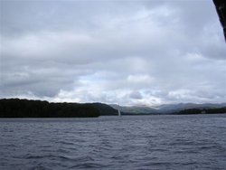 Looking towards the Langdale Pikes Wallpaper