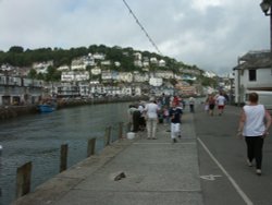 Looking towards Looe harbour Cornwall Wallpaper