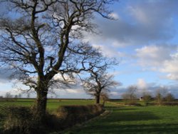 Some typical South Derbyshire farmland, near Ticknall Wallpaper